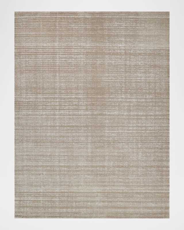 Martelli Modern Hand-Loomed Taupe Rug, 10' x 14'